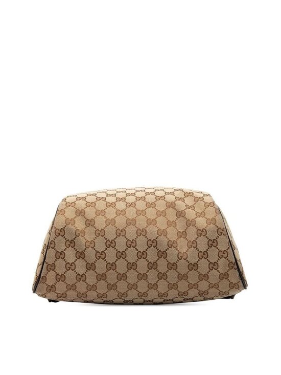 Gucci GG Canvas Backpack Beige Brown main image 5